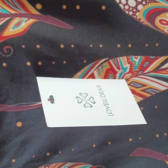 Medium LOVEU.DEAR BLACK MULTI Blouson Tank Top - Picture 4 of 9